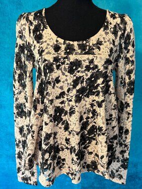 Women's Floral Lace Pins & Needles long sleeve sheer lace blouse